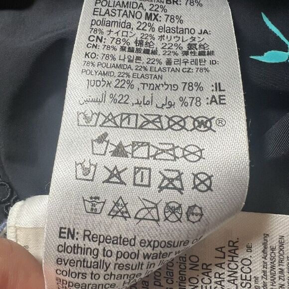 Billabong Women's Black Floral Reversable Bikini Swim Bottoms Size S Small - Picture 8 of 11